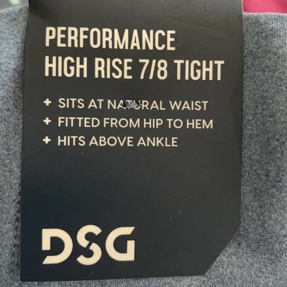 Set of 2 Women’s Performance High Rise 7/8 Tights by DSG 🧘‍♀️🏃‍♀️ NWT🤩 - Picture 16 of 16